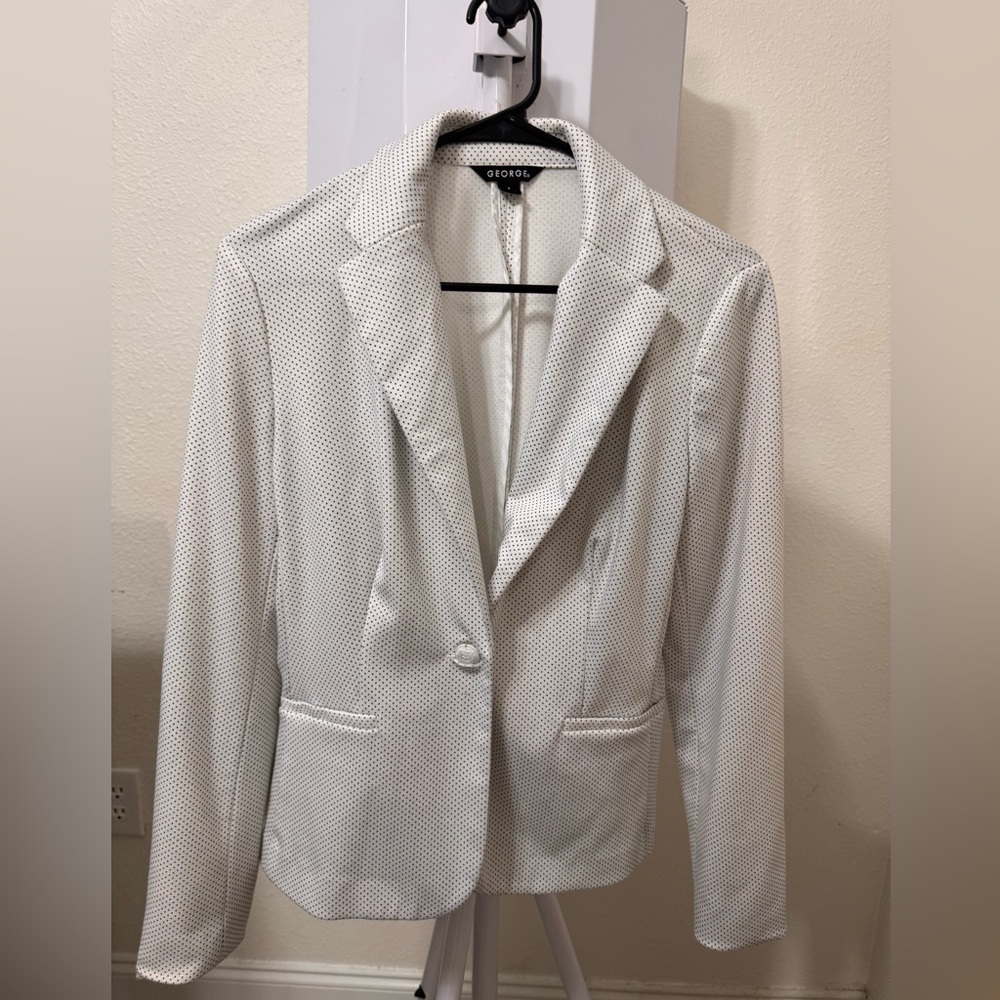 George White Textured Blazer